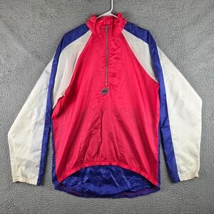 Vintage Nike Jacket Mens Large Pink 1990s Windbreaker‎ Gray Tag Vented